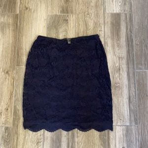 Forever 21 deep blue pencil skirt
